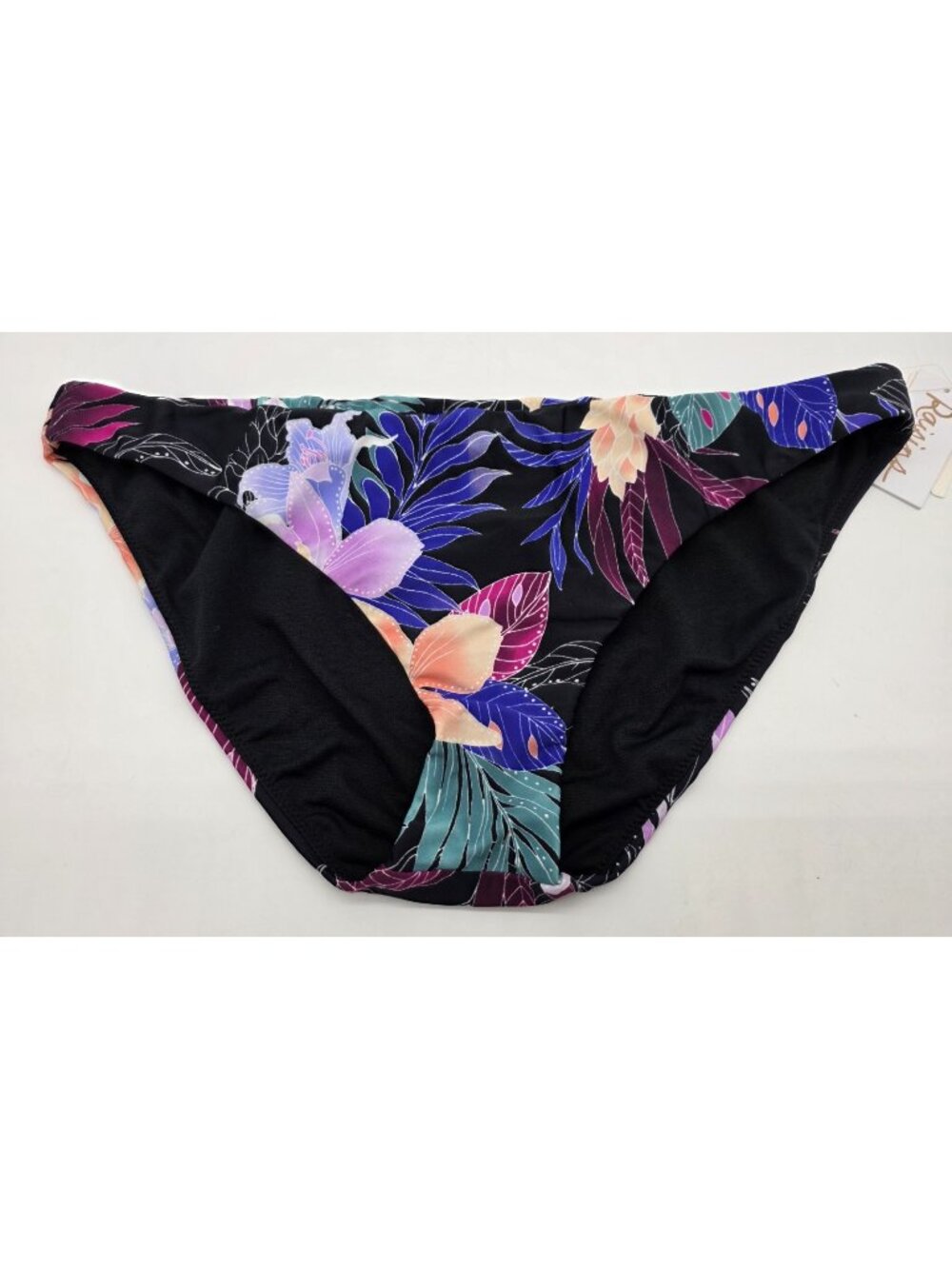 Raisins Womens Bikini Bottom Size Large Multicolor Floral Swimsuit Swim